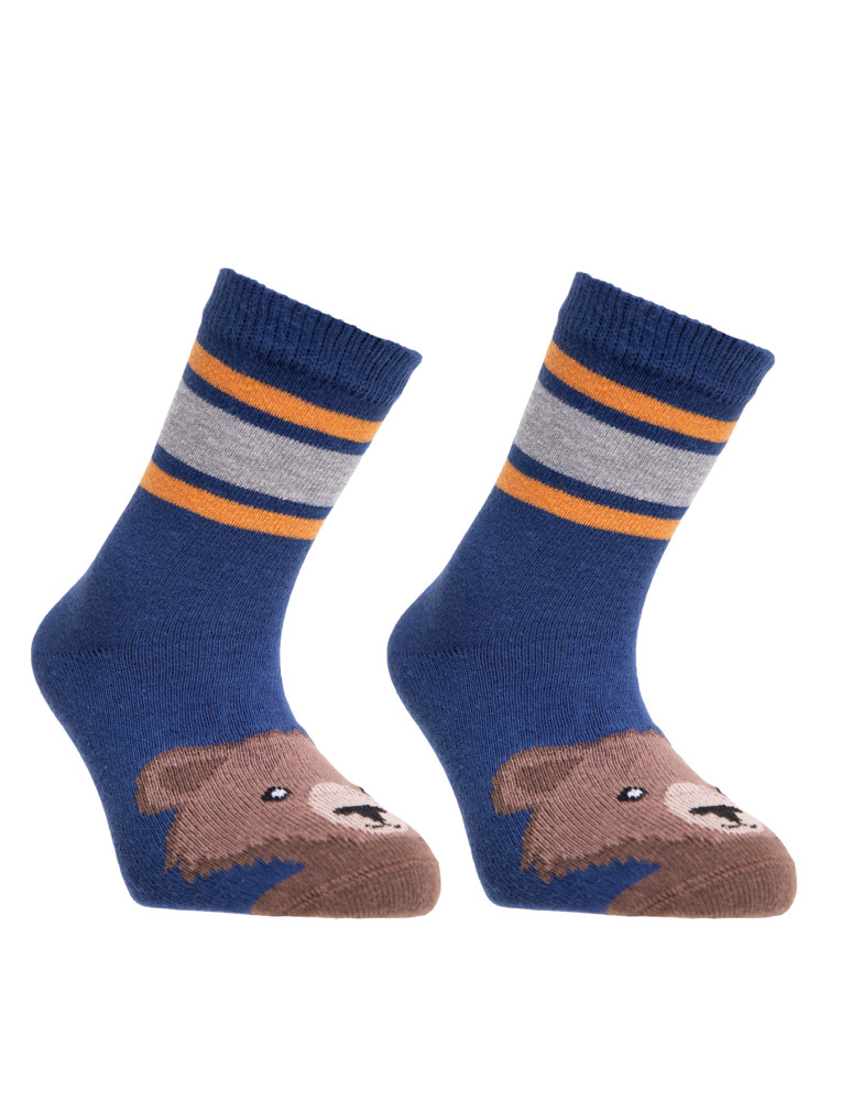 Długie - Skarpety dla chłopca długie wzory 6-pak WIELOKOLOROWY  - produkt moraj.pl 1