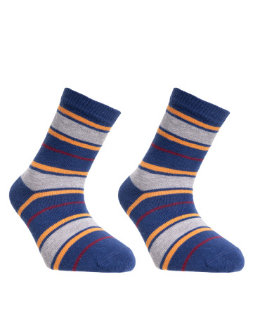 Długie - Skarpety dla chłopca długie wzory 6-pak WIELOKOLOROWY - produkt 2