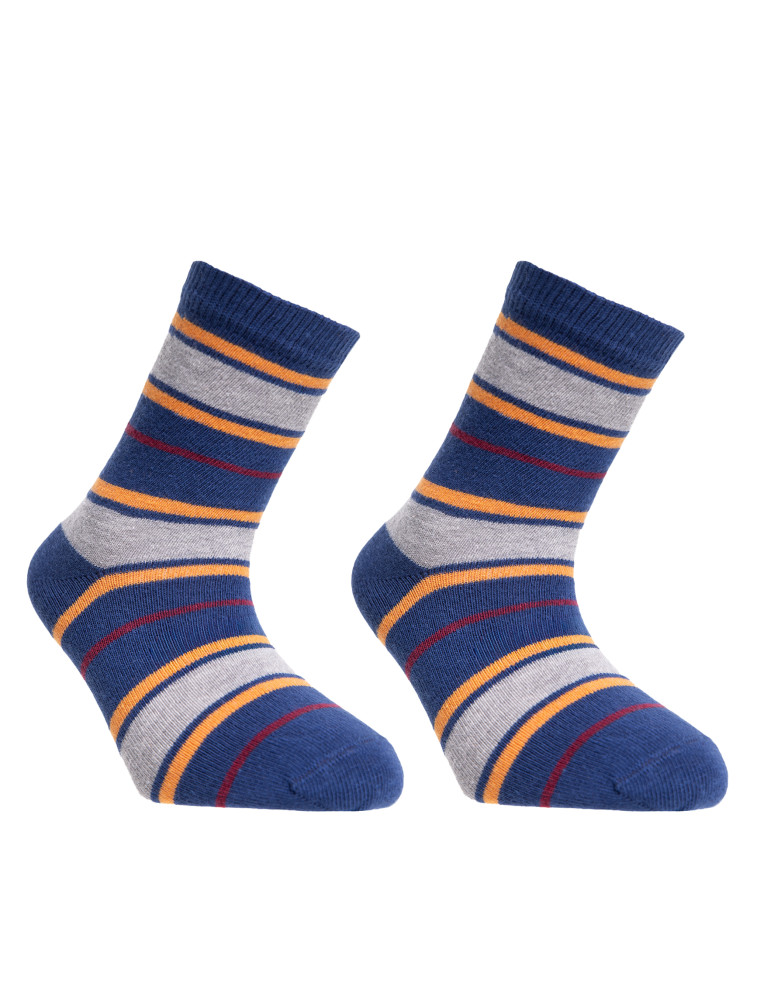 Długie - Skarpety dla chłopca długie wzory 6-pak WIELOKOLOROWY  - produkt moraj.pl 2