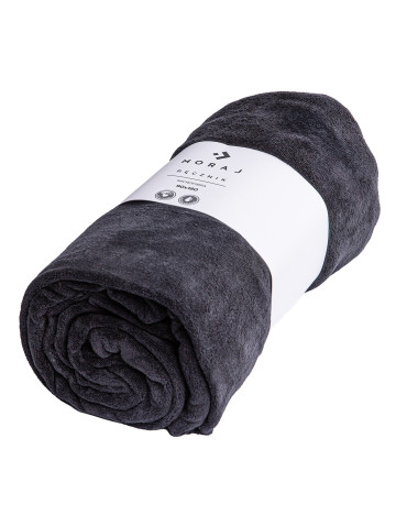 Mikrofibra - Duży ręcznik z mikrofibry szybkoschnący 90x180 cm CZARNY - produkt 4