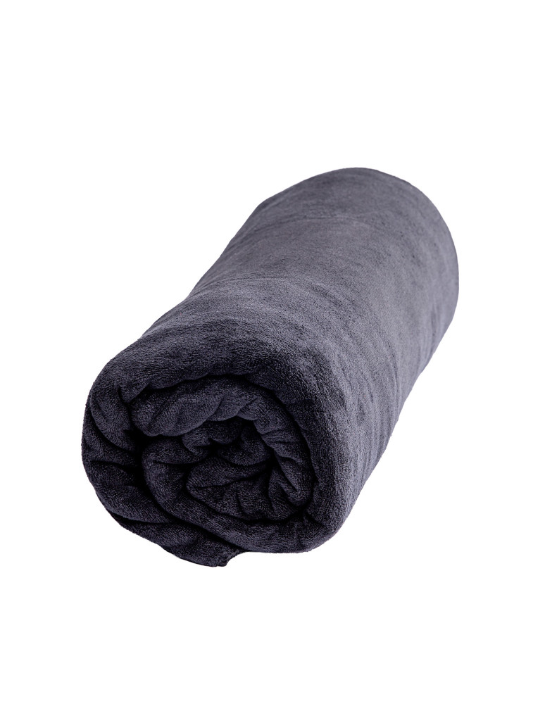 Mikrofibra - Duży ręcznik z mikrofibry szybkoschnący 90x180 cm CZARNY  - produkt moraj.pl 2