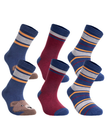 Skarpety dla chłopca długie wzory 6-pak