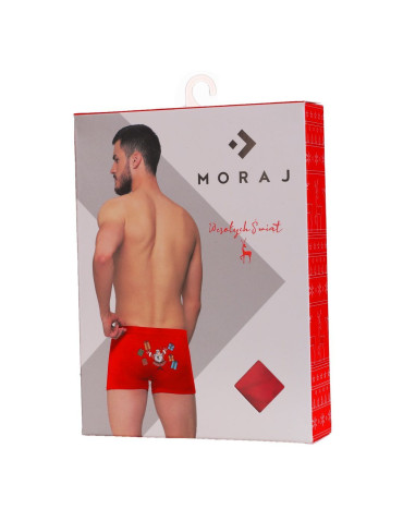 Majtki bokserki męskie świąteczny wzór Mikołaja zabawne  - produkt 2