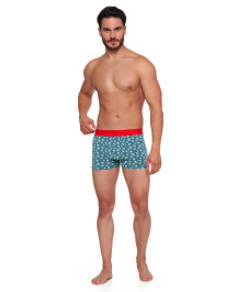 Bokserki męskie bawełniane w świąteczny wzór