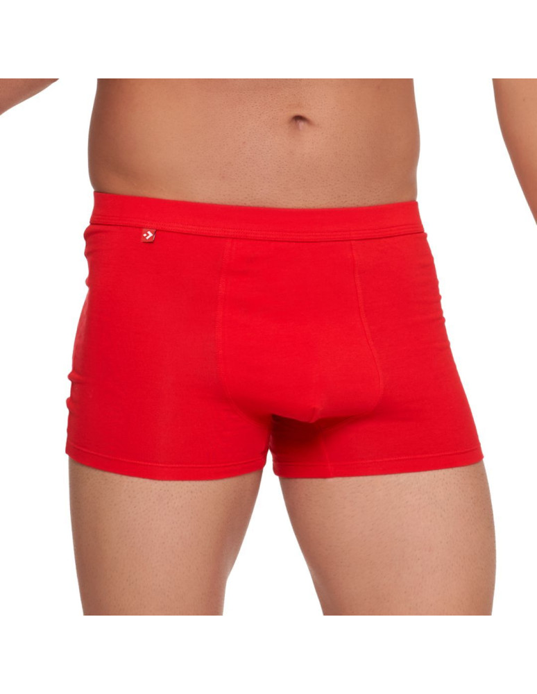 Bokserki dopasowane - Majtki bokserki męskie świąteczny wzór Mikołaja zabawne CZERWONY  - produkt moraj.pl 6