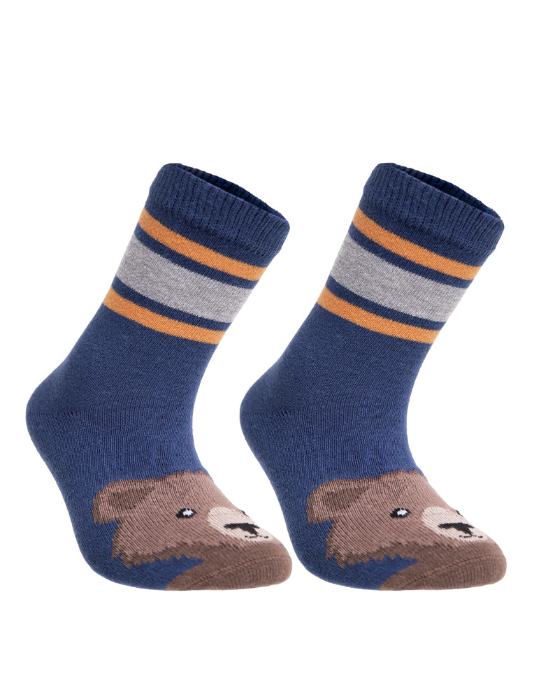 Długie - Skarpety dla chłopca długie wzory 6-pak WIELOKOLOROWY  - produkt moraj.pl 3