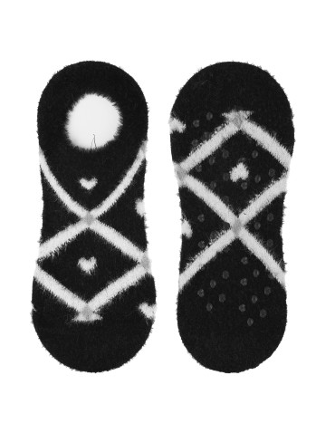 Skarpetki damskie ciepłe stopki we wzory 3-pak  - produkt 2