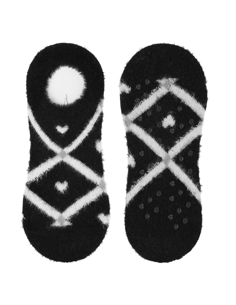 Niskie stopki - Skarpetki damskie ciepłe stopki we wzory 3-pak WIELOKOLOROWY  - produkt moraj.pl 2