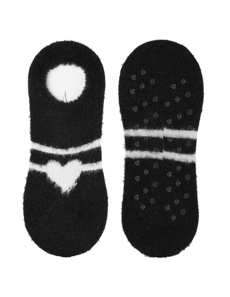 Niskie stopki - Skarpetki damskie ciepłe stopki we wzory 3-pak WIELOKOLOROWY  - produkt moraj.pl 3