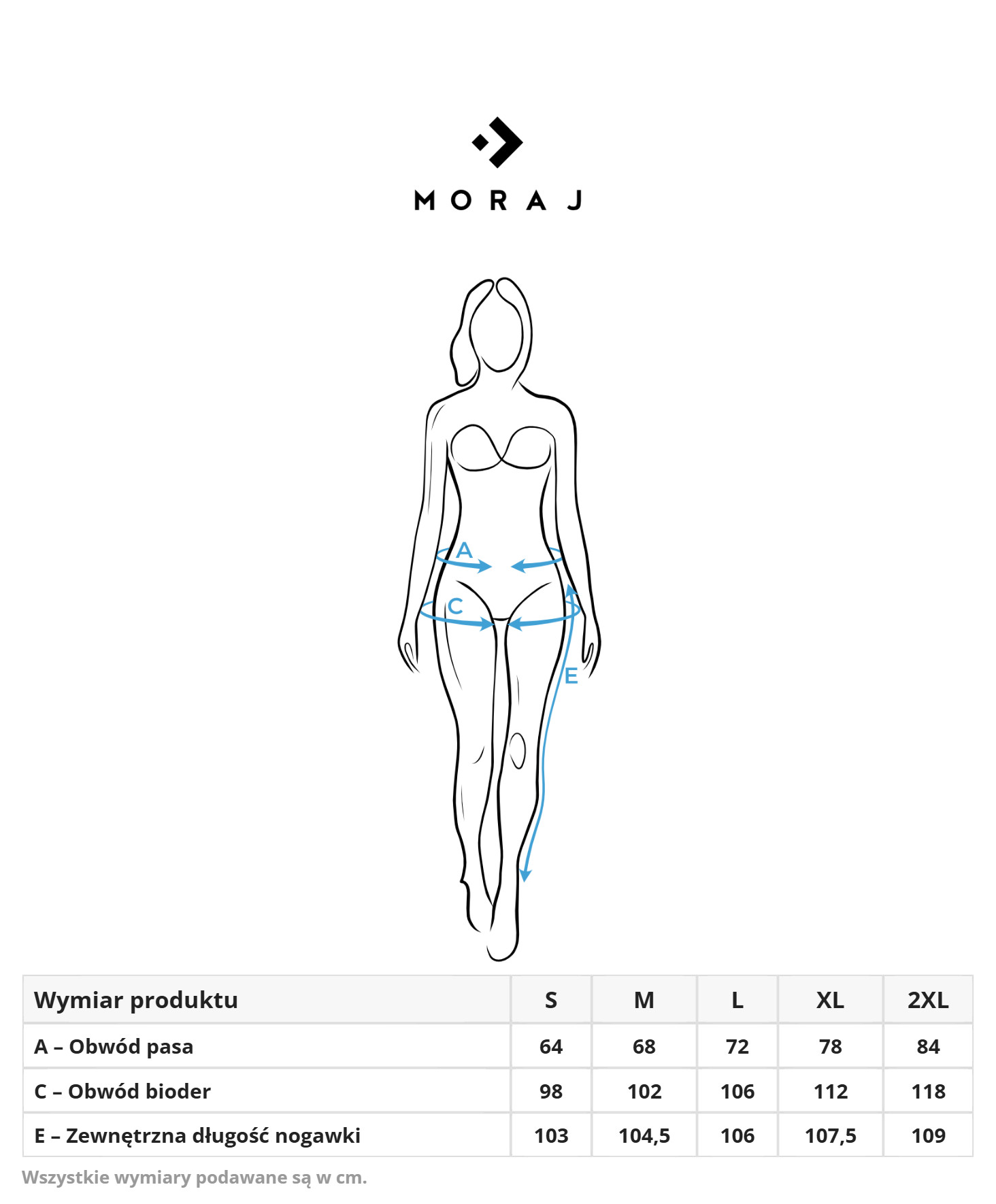 Eleganckie spodnie damskie z prostą nogawką