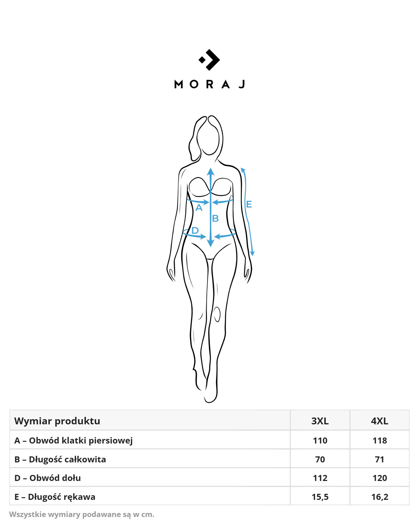 T-shirt damski bawełniany z dekoltem V Plus Size