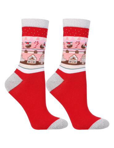 Świąteczne skarpety damskie długie 3-pak - produkt 2