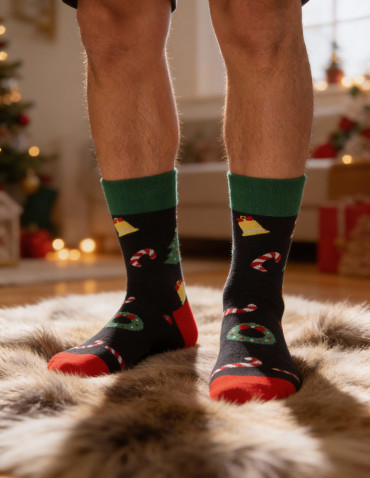 Skarpety męskie świąteczne wzory 2-pak