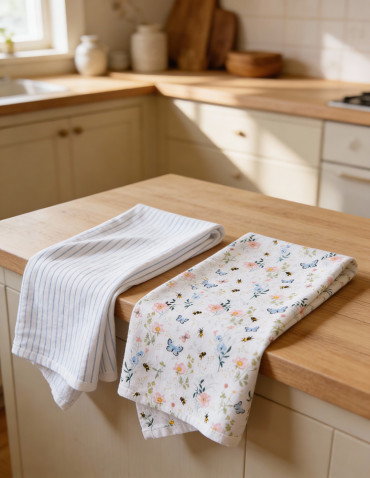 Zestaw 3 ręczników kuchennych prezent na Dzień Babci - produkt 2