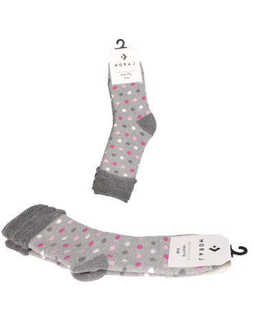 Długie - Skarpety zimowe damskie długie ciepłe Frotte WZÓR 3 - produkt 2