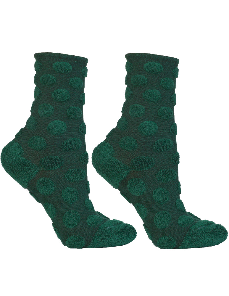 Skarpetki długie - Ciepłe skarpety damskie zimowe długie Frotte 3-pak WIELOKOLOROWY  - produkt moraj.pl 2