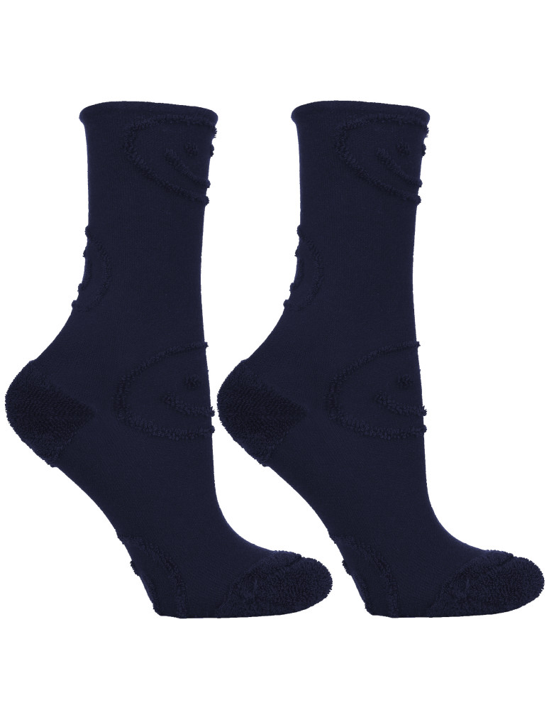 Skarpetki długie - Ciepłe skarpety damskie zimowe długie Frotte 3-pak WIELOKOLOROWY  - produkt moraj.pl 4