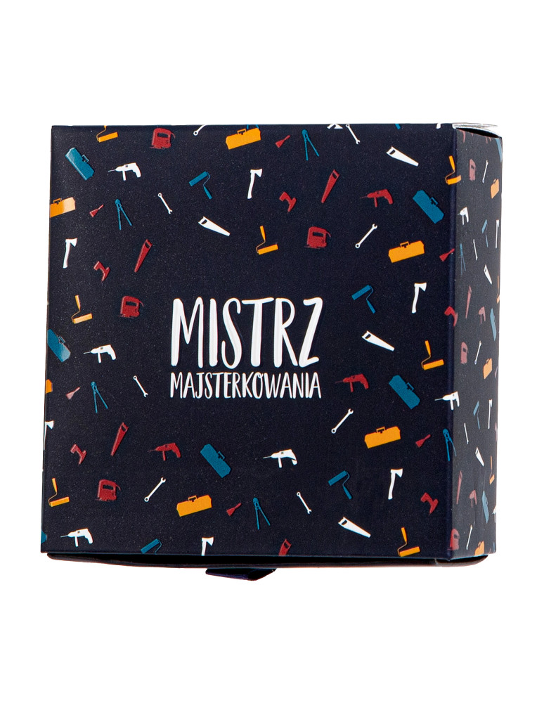 Długie - Skarpety męskie na prezent z napisem mistrz majsterkowania WIELOKOLOROWY - produkt moraj.pl 4