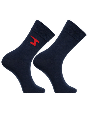 Długie - Skarpety męskie na prezent z napisem mistrz majsterkowania WIELOKOLOROWY - produkt 3