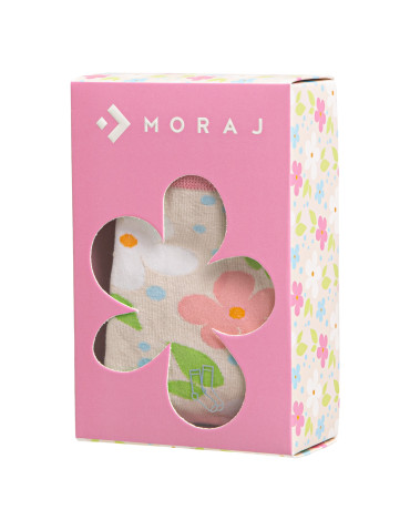 Długie - Skarpety damskie na prezent długie w kwiaty WIELOKOLOROWY - produkt 5