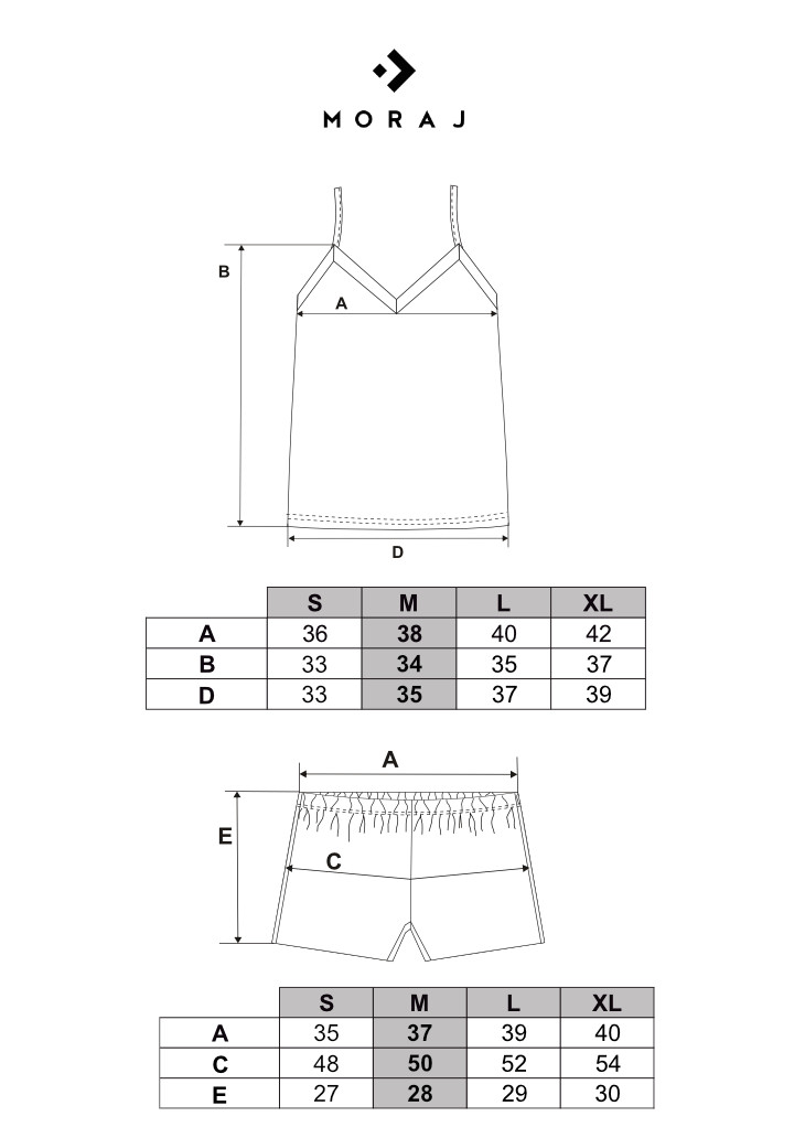 Piżama damska dwuczęściowa w prążek