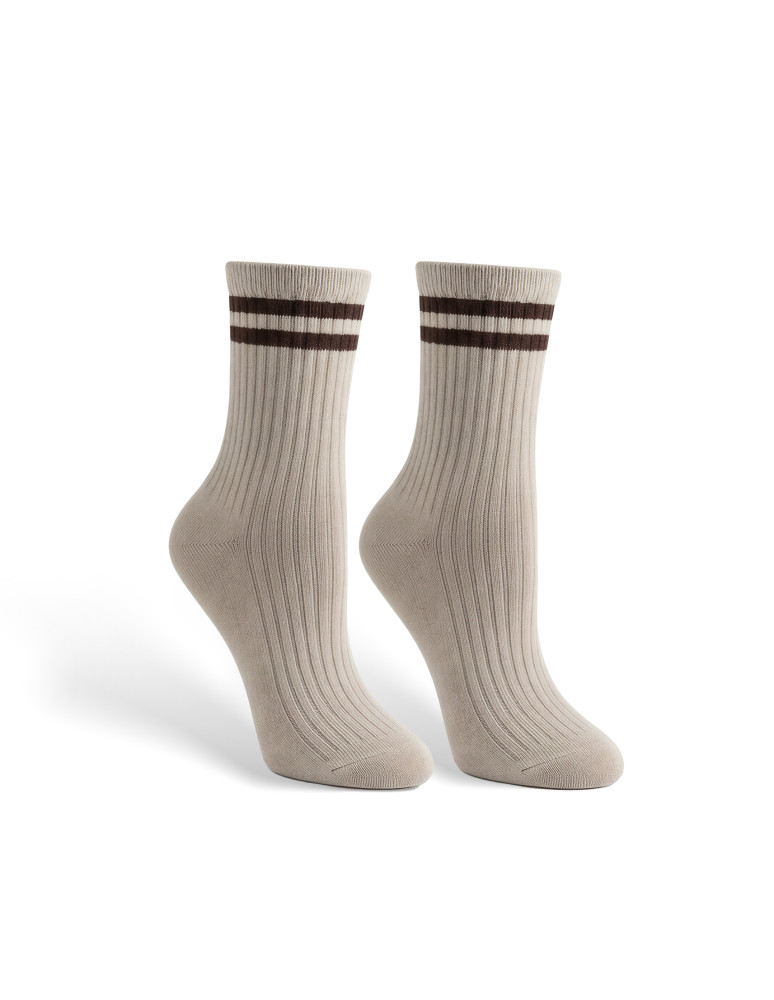 Długie - Skarpety damskie w prążek długie z paskami 5-pak WIELOKOLOROWY - produkt moraj.pl 4