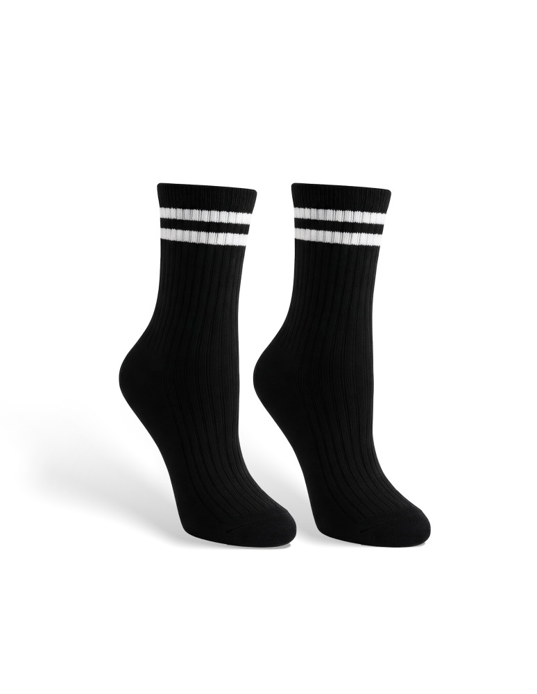 Długie - Skarpety damskie w prążek długie z paskami 5-pak WIELOKOLOROWY - produkt moraj.pl 6