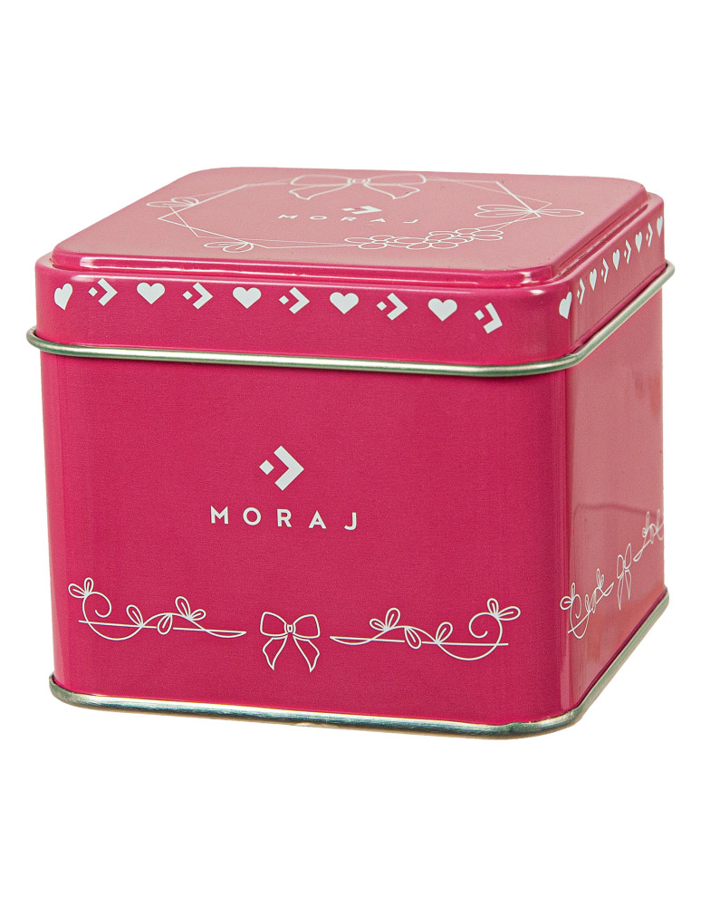 Długie - Skarpety damskie bawełniane z różową kokardką WIELOKOLOROWY - produkt moraj.pl 4