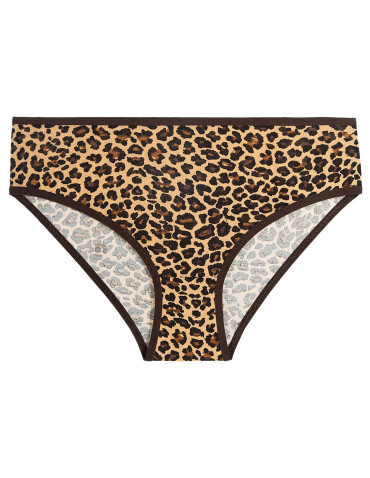 Figi - Majtki damskie figi bikini w zwierzęce wzory 4-pak WIELOKOLOROWY - produkt 9