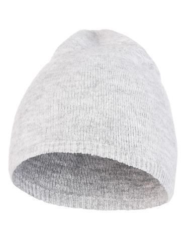 Czapki i opaski - Czapka damska przejściowa z domieszką wełny SZARY - produkt 1