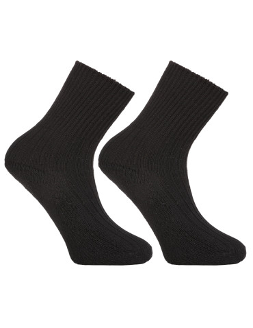 Skarpetki długie - Ciepłe długie skarpety męskie bezuciskowe z wełną 3-pak WIELOKOLOROWY - produkt 4