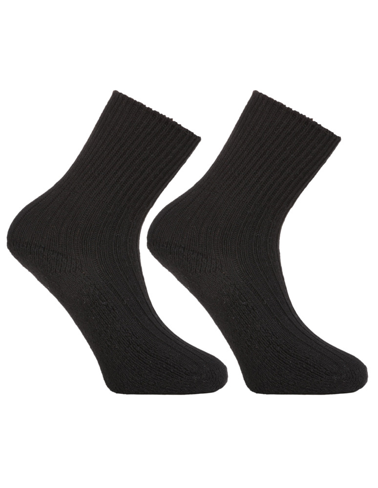 Skarpetki długie - Ciepłe długie skarpety męskie bezuciskowe z wełną 3-pak WIELOKOLOROWY - produkt moraj.pl 4