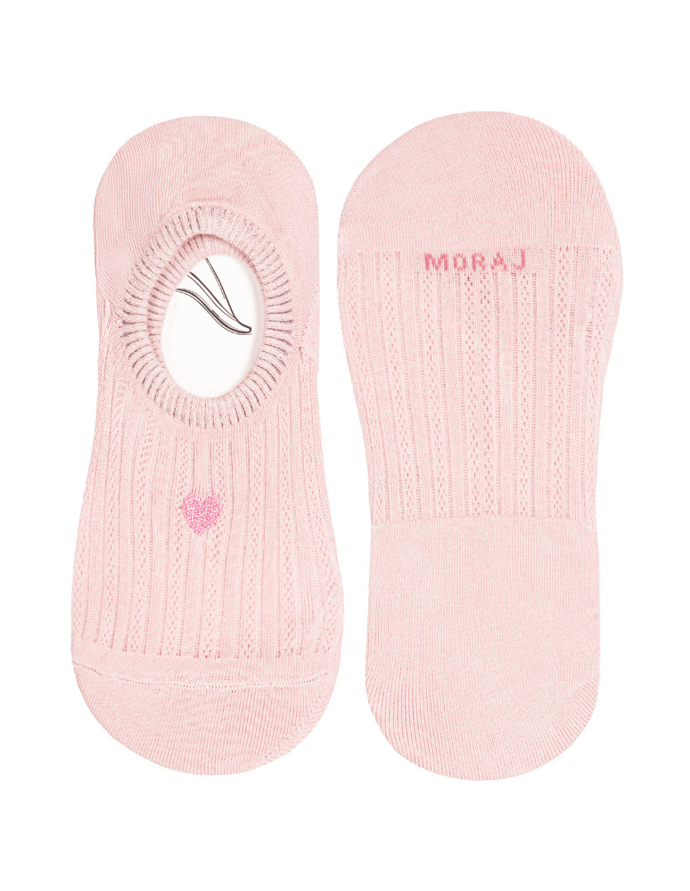 Niskie stopki - Skarpety stopki damskie z haftem w serce -pak WIELOKOLOROWY  - produkt moraj.pl 2