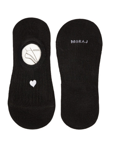 Niskie stopki - Skarpety stopki damskie z haftem w serce -pak WIELOKOLOROWY - produkt 3