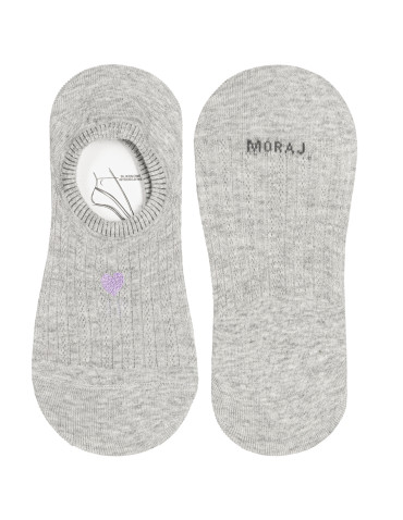 Niskie stopki - Skarpety stopki damskie z haftem w serce -pak WIELOKOLOROWY - produkt 4