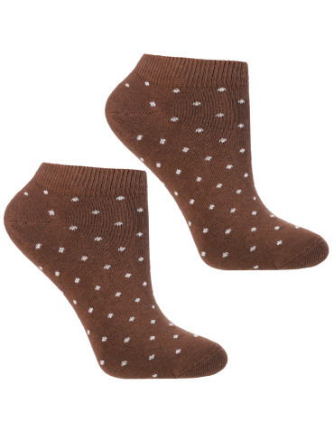 Skarpety damskie stopki w kropki 3-pak  - produkt 2