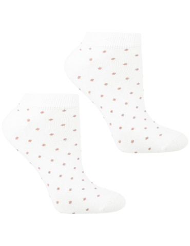 Stopki - Skarpety damskie stopki w kropki 3-pak WIELOKOLOROWY - produkt 4