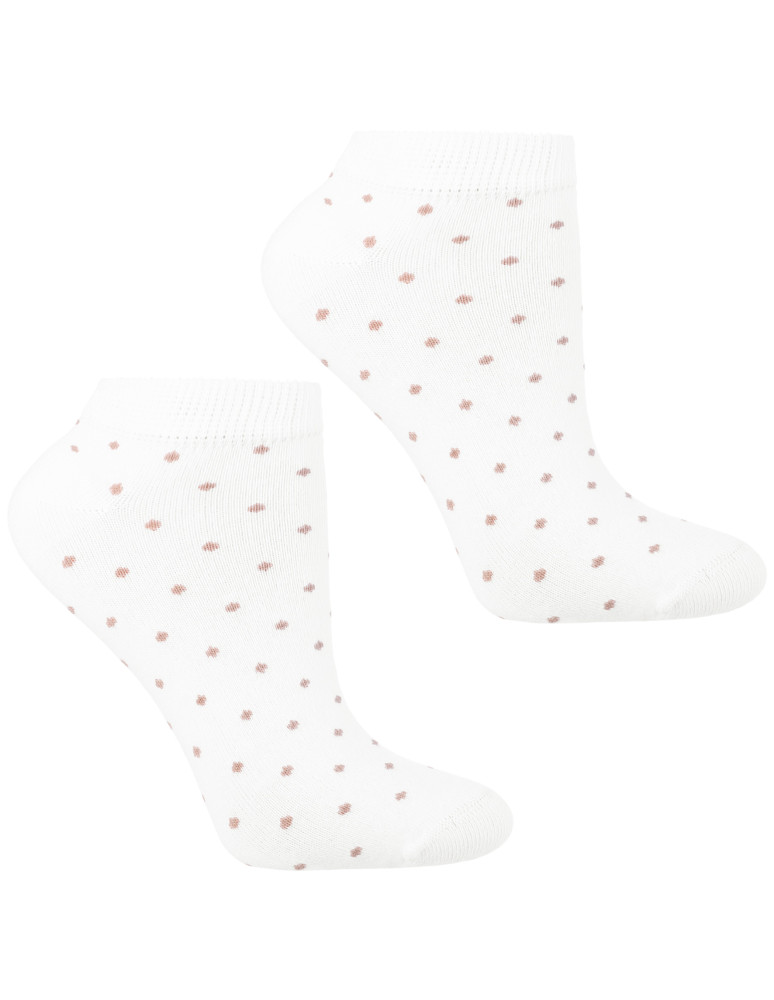 Stopki - Skarpety damskie stopki w kropki 3-pak WIELOKOLOROWY  - produkt moraj.pl 4