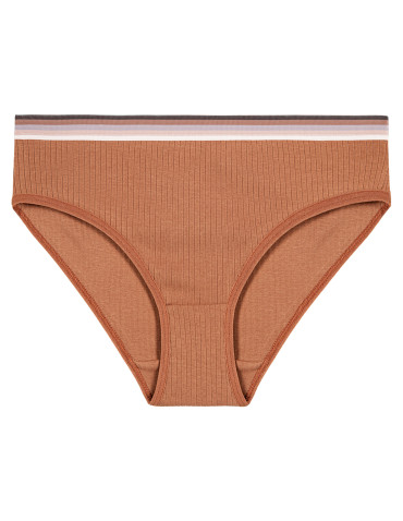 Figi damskie bikini klasyczne w prążek z gumką 6-pak  - produkt 2