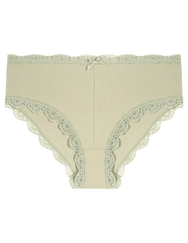 Figi - Damskie majtki figi maxi bikini z koronką bawełniane 6-pak WIELOKOLOROWY - produkt 4