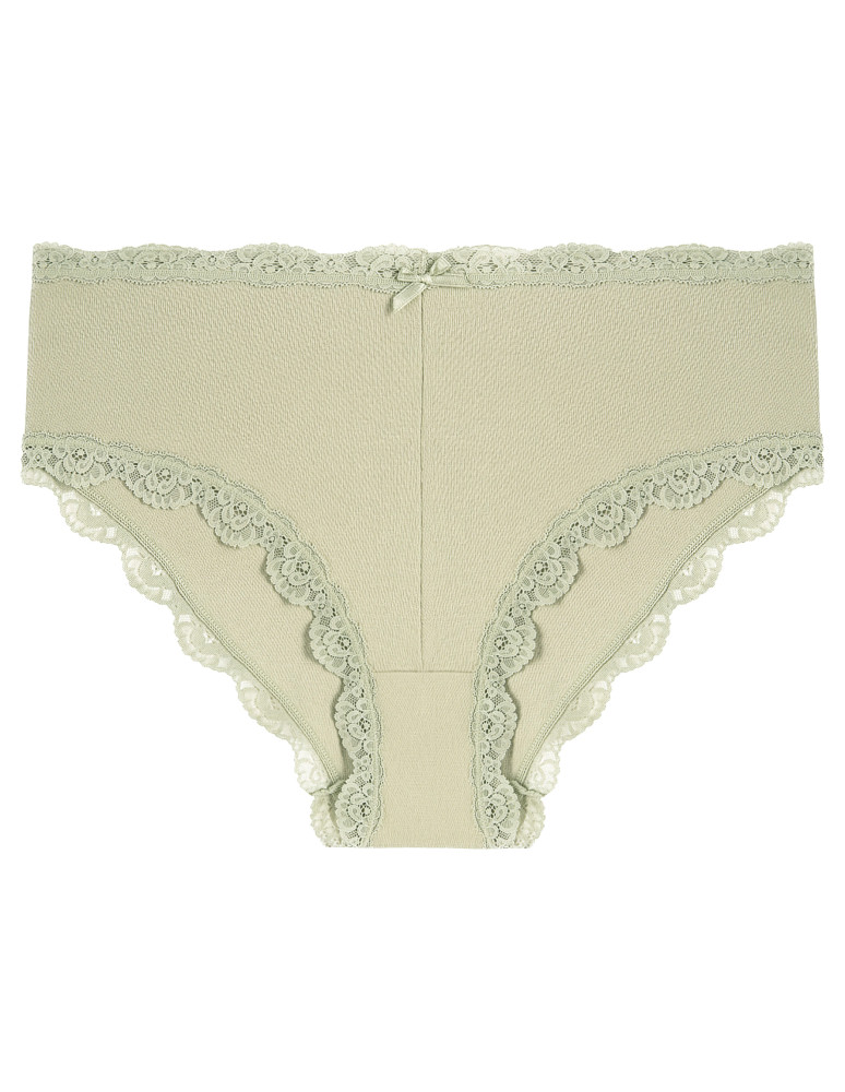 Figi - Damskie majtki figi maxi bikini z koronką bawełniane 6-pak WIELOKOLOROWY  - produkt moraj.pl 4