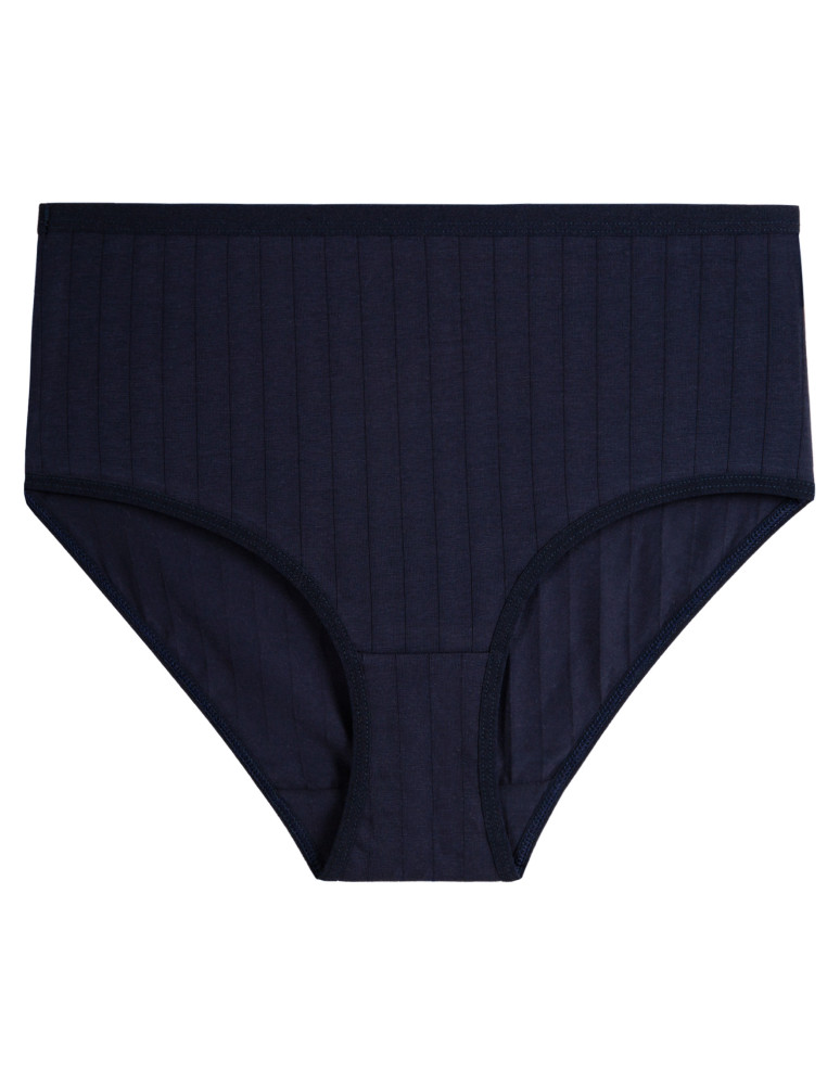 Figi - Majtki damskie Plus Size maxi bikini w prążek 4-pak WIELOKOLOROWY  - produkt moraj.pl 5