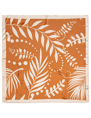 Apaszka damska w roślinny wzór  - produkt 2