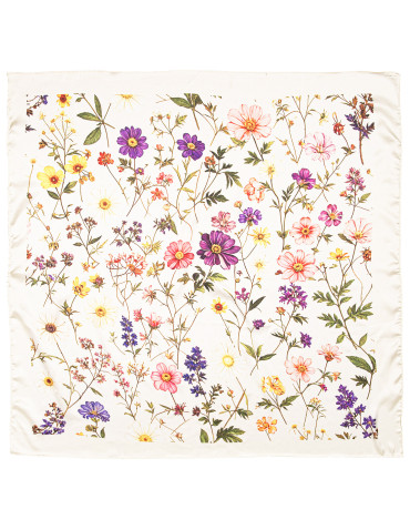 Apaszka damska z motywem łąkowych kwiatów  - produkt 2