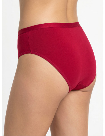 Majtki figi - Majtki figi damskie bawełna z gumką bez wykończenia 12-pak WIELOKOLOROWY - produkt 3