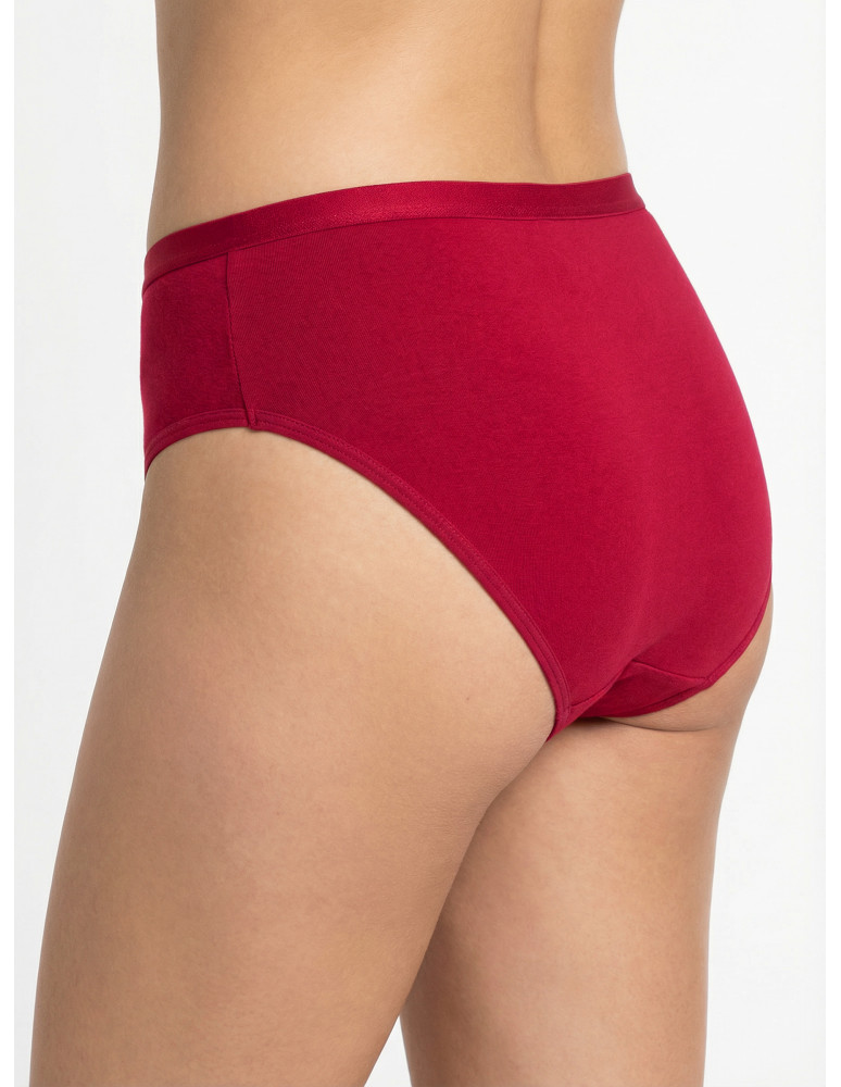 Majtki figi - Majtki figi damskie bawełna z gumką bez wykończenia 12-pak WIELOKOLOROWY  - produkt moraj.pl 3