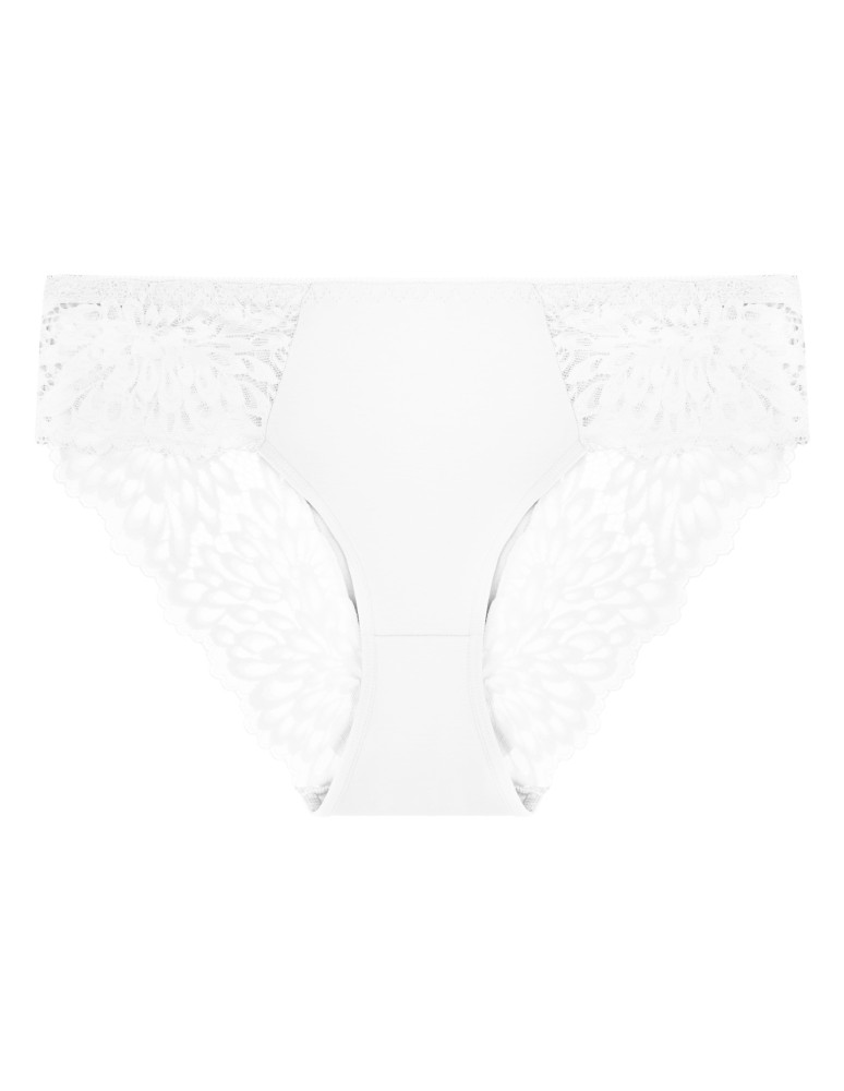 Majtki figi - Damskie majtki figi bikini z koronkowym wykończeniem 6-pak WIELOKOLOROWY  - produkt moraj.pl 6