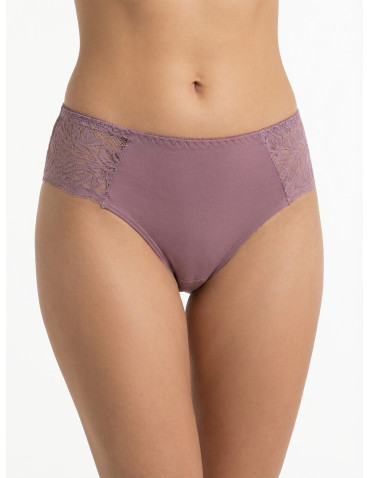 Majtki figi - Damskie majtki figi bikini z koronkowym wykończeniem 6-pak WIELOKOLOROWY - produkt 4