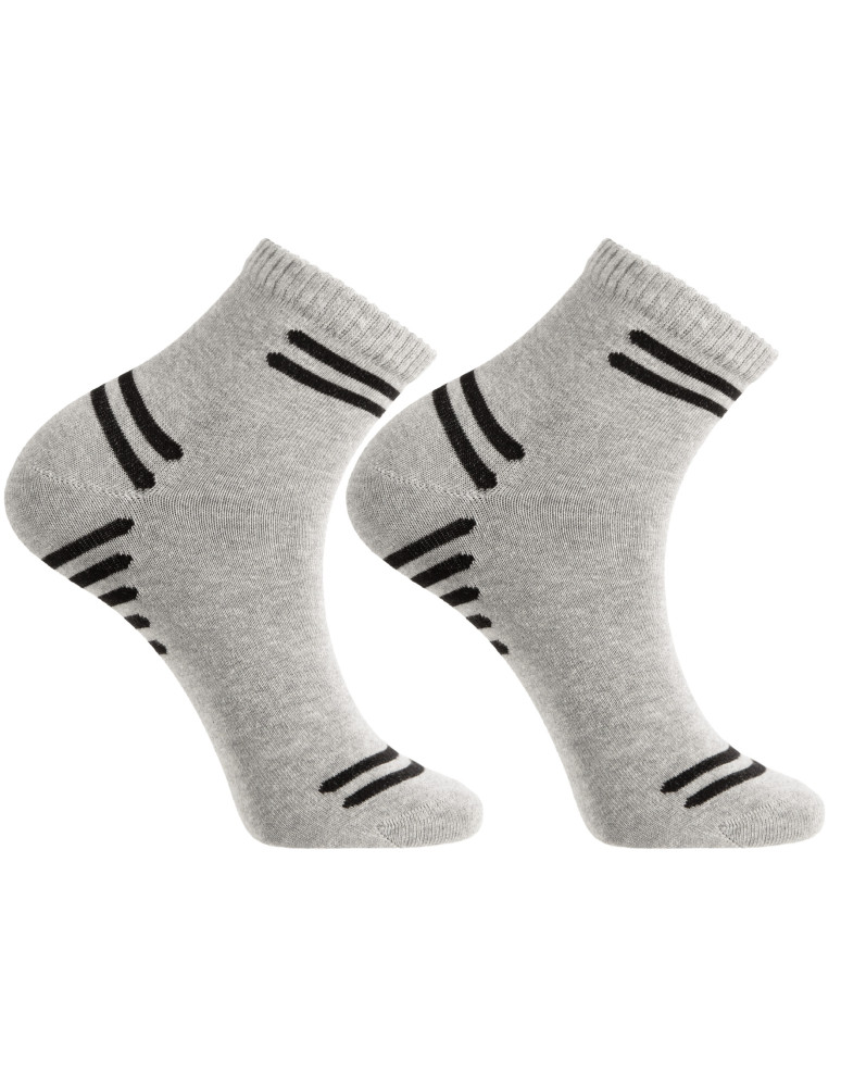 Za kostkę - Skarpety męskie za kostkę sportowe z klasycznym ściągaczem 12-pak WIELOKOLOROWY  - produkt moraj.pl 3