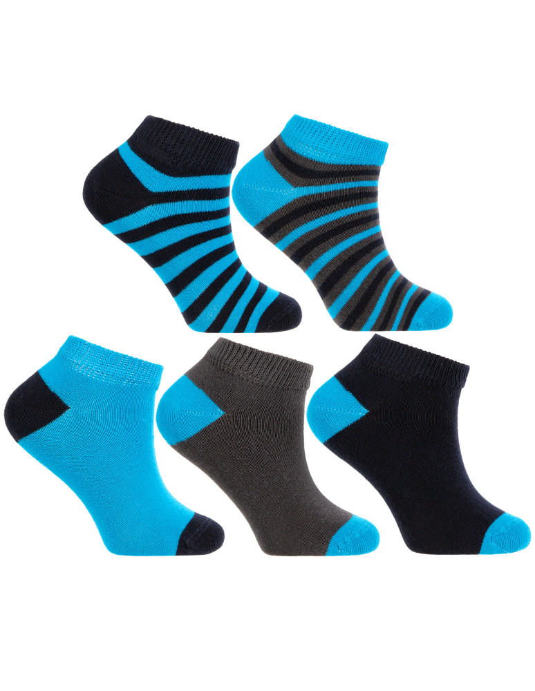 Stopki - Skarpetki dziecięce stopki chłopięce 5-pak WIELOKOLOROWY - produkt moraj.pl 1